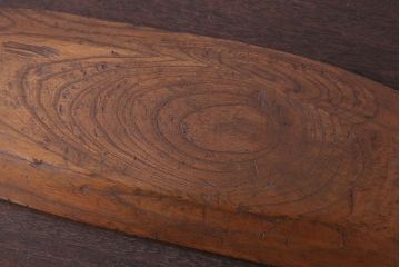 アンティーク雑貨　和製アンティーク　欅刳り貫き盆(煎茶道具?)