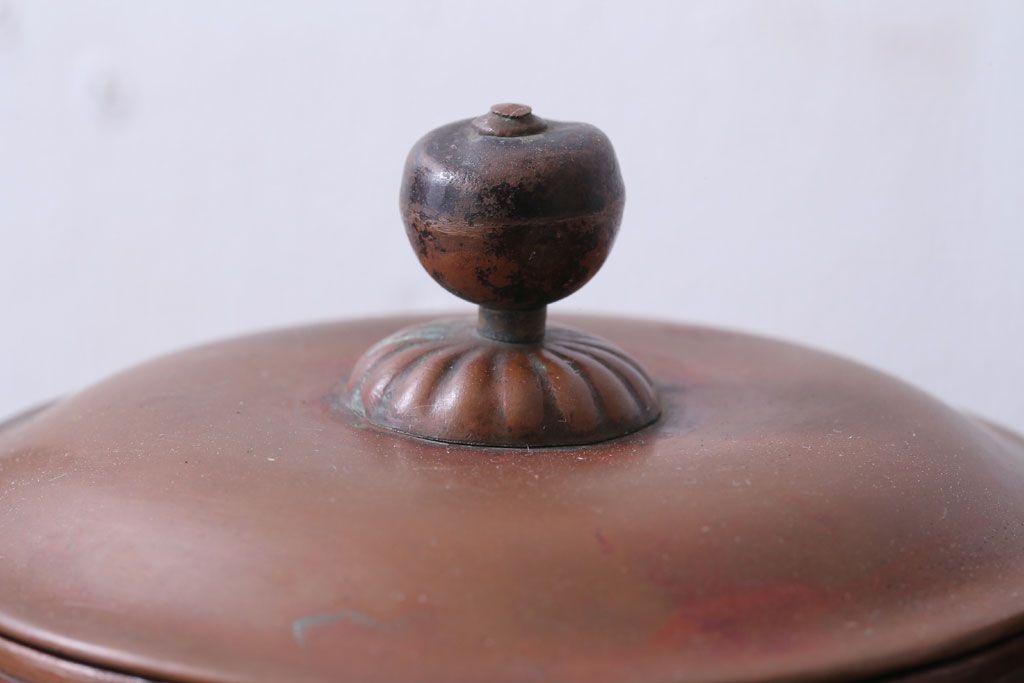 アンティーク雑貨　アンティーク　古い銅瓶(彫金・湯沸・薬缶)