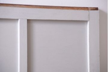 アンティーク　ルーバー風デザインがおしゃれなペイント引き戸2枚セット(雨戸)(1)