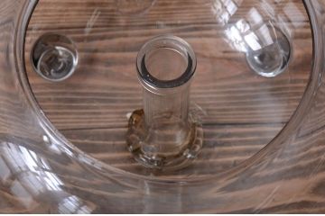 アンティーク雑貨　和製アンティーク　レトロ　大きなガラス鉢(金魚鉢・飾り鉢)