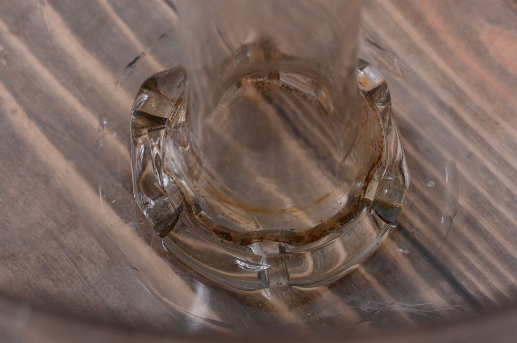 アンティーク雑貨　和製アンティーク　レトロ　大きなガラス鉢(金魚鉢・飾り鉢)