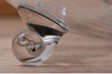 アンティーク雑貨　和製アンティーク　レトロ　大きなガラス鉢(金魚鉢・飾り鉢)