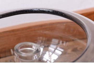 アンティーク雑貨　和製アンティーク　レトロ　大きなガラス鉢(金魚鉢・飾り鉢)