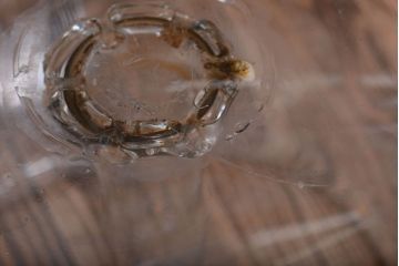 アンティーク雑貨　和製アンティーク　レトロ　大きなガラス鉢(金魚鉢・飾り鉢)