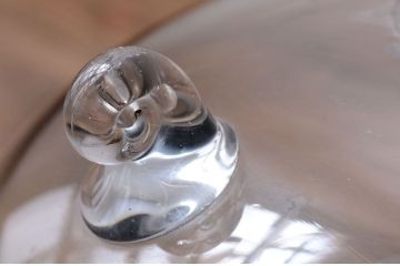 アンティーク雑貨　和製アンティーク　レトロ　大きなガラス鉢(金魚鉢・飾り鉢)