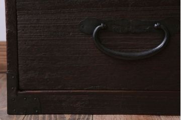 アンティーク家具　古民具・骨董　明治〜大正期　アンティーク時代箪笥ローボード(衣装箪笥)