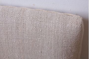 アンティーク家具　アンティークペイント　アンティークリネン座面のチェア(椅子)(2)