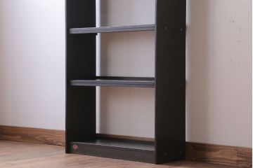 レトロ家具　昭和レトロ　シンプルな本棚(飾り棚・ブックシェルフ)