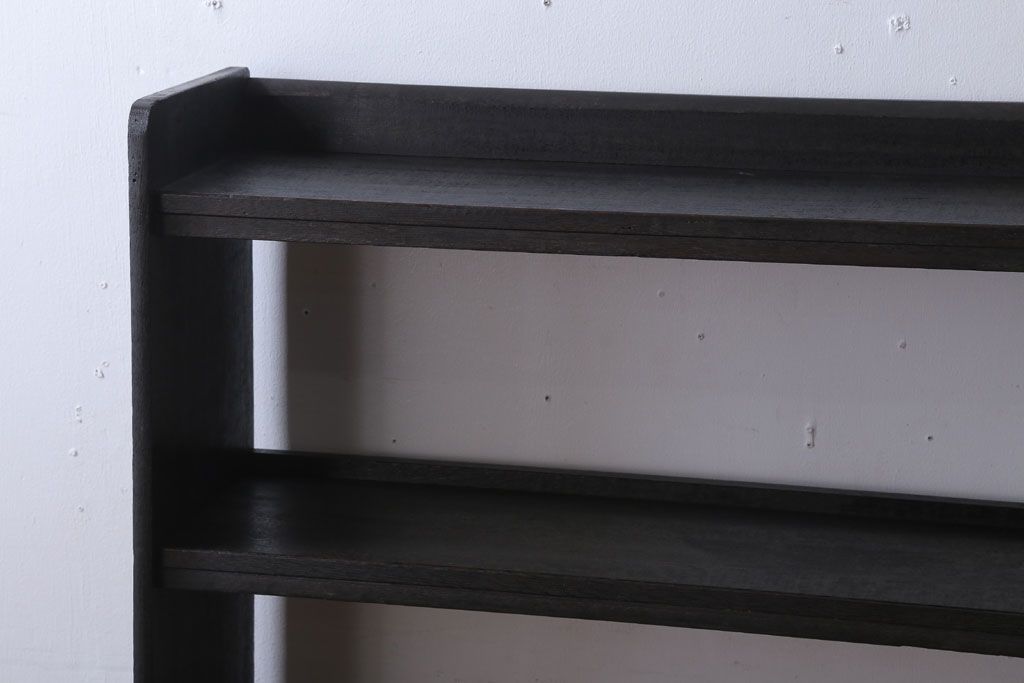 レトロ家具　昭和レトロ　シンプルな本棚(飾り棚・ブックシェルフ)