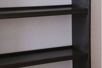 レトロ家具　昭和レトロ　シンプルな本棚(飾り棚・ブックシェルフ)