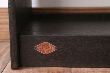 レトロ家具　昭和レトロ　シンプルな本棚(飾り棚・ブックシェルフ)