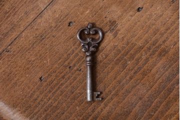 アンティーク家具　イギリスアンティーク　オーク材!ツイストレッグライティングビューロー(デスク)
