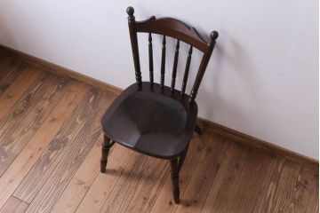 松本民芸家具　ビンテージ品　16型　スピンドルチェア(1)