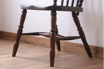 松本民芸家具　ビンテージ品　16型　スピンドルチェア(2)
