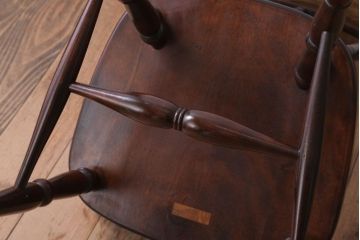 松本民芸家具　ビンテージ品　16型　スピンドルチェア(2)