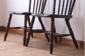 松本民芸家具　ビンテージ品　16型　スピンドルチェア2脚セット