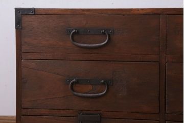 アンティーク家具　古民具・骨董　明治期　アンティーク時代小引き出し(小箪笥)