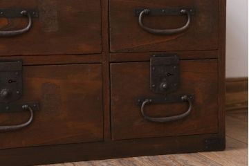 アンティーク家具　古民具・骨董　明治期　アンティーク時代小引き出し(小箪笥)