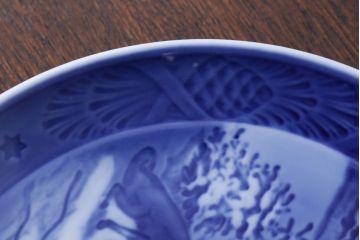 アンティーク雑貨　中古　ROYAL COPENHAGEN(ロイヤルコペンハーゲン)　イヤープレート　1998年