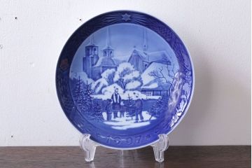 アンティーク雑貨　中古　ROYAL COPENHAGEN(ロイヤルコペンハーゲン)　イヤープレート　1997年
