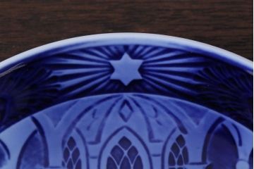 アンティーク雑貨　中古　ROYAL COPENHAGEN(ロイヤルコペンハーゲン)　イヤープレート　1991年