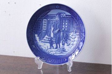 アンティーク雑貨　中古　ROYAL COPENHAGEN(ロイヤルコペンハーゲン)　イヤープレート　1994年