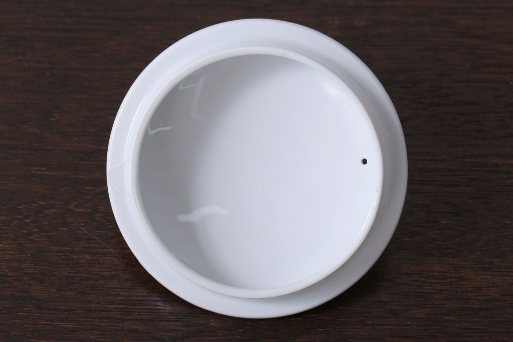 アンティーク雑貨　中古　ノリタケ(Noritake)　シェイプが美しい白いポット(洋食器)