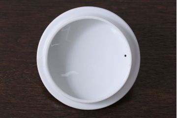アンティーク雑貨　中古　ノリタケ(Noritake)　シェイプが美しい白いポット(洋食器)