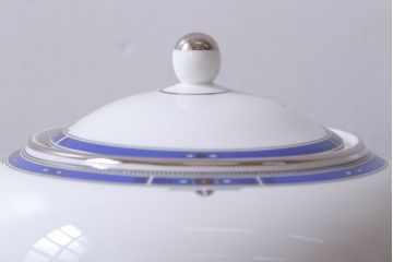 アンティーク雑貨　中古　イギリスWedgwood(ウェッジウッド)　キングスブリッジ　ポット(洋食器)