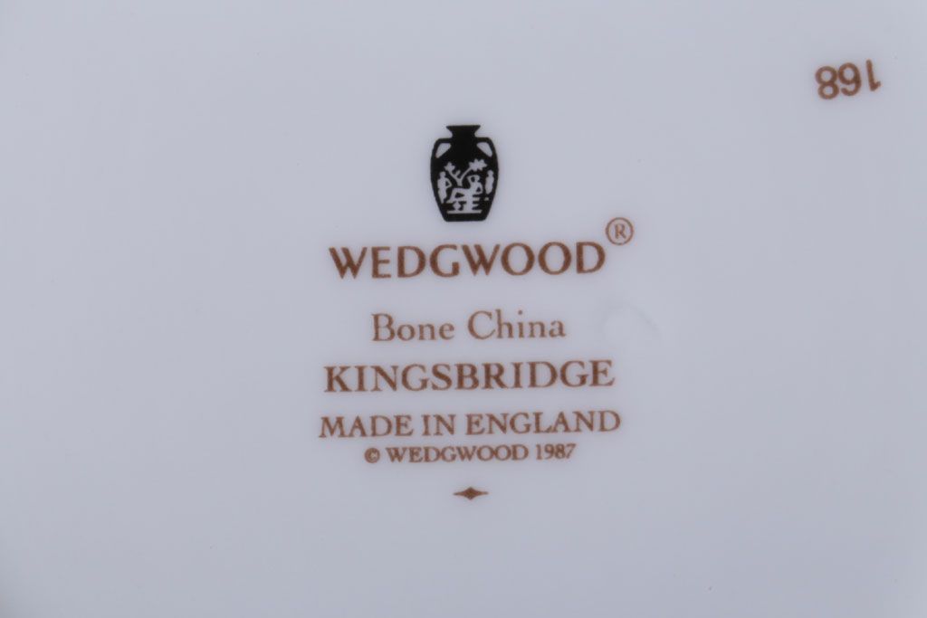 アンティーク雑貨　中古　イギリスWedgwood(ウェッジウッド)　キングスブリッジ　ポット(洋食器)