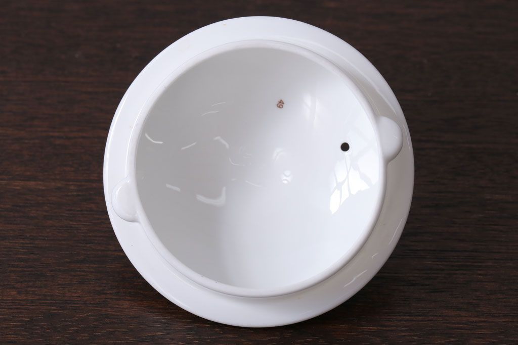 アンティーク雑貨　中古　イギリスWedgwood(ウェッジウッド)　キングスブリッジ　ポット(洋食器)