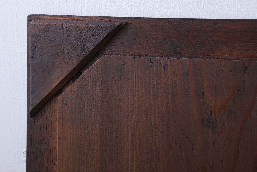 アンティーク雑貨　アンティーク　戦前・古い酒屋の鏡(日本酒・ミラー)