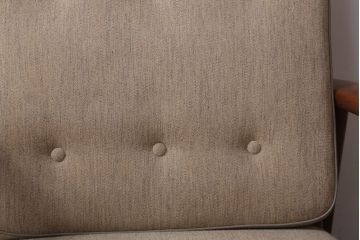 ヴィンテージ家具　北欧ビンテージ　チーク材のイージーチェア(1人掛けアームソファ)