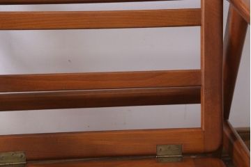 ヴィンテージ家具　北欧ビンテージ　チーク材のイージーチェア(1人掛けアームソファ)