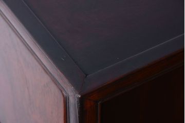アンティーク家具　和製アンティーク　大正期　唐木材の茶棚(飾り棚)