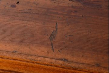 アンティーク家具　和製アンティーク　古い栓材の大きな本箱(収納棚)