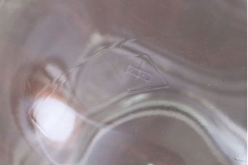 アンティーク雑貨　昭和レトロ　アンティーク四角ガラス瓶(ビン)(2)