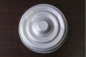 アンティーク雑貨　昭和レトロ　アンティーク四角ガラス瓶(ビン)(2)