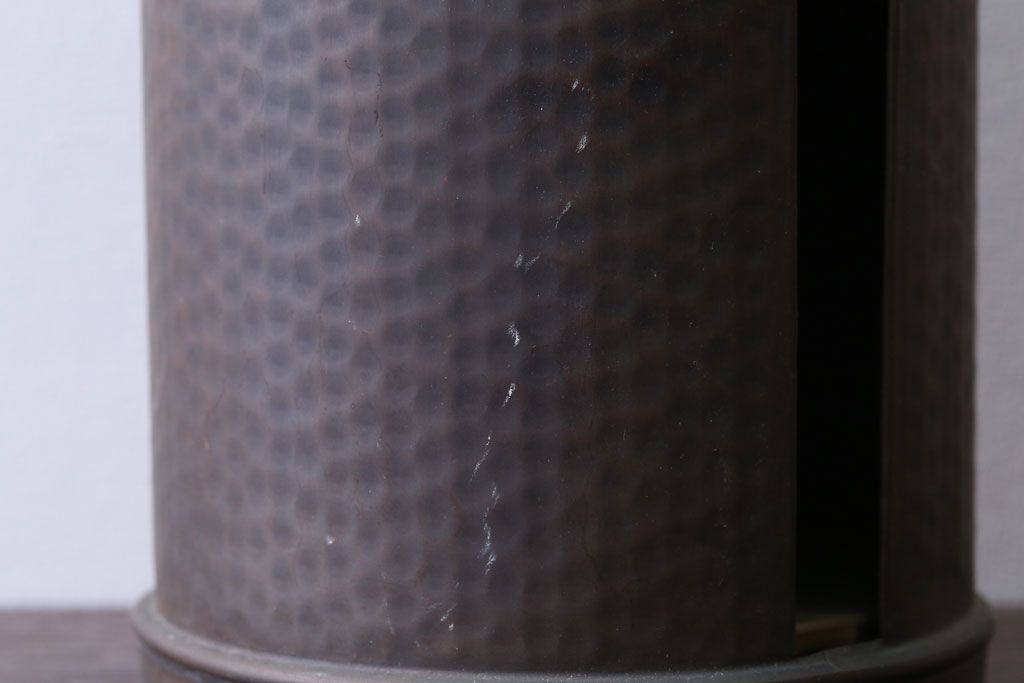 アンティーク雑貨　中古　銅製　キッチンペーパーホルダーと小物入れ2点セット