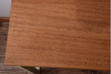 アンティーク家具　アンティークペイント　引き出し2杯付きの上品なシンプル平机(テーブル)