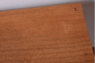 アンティーク家具　アンティークペイント　引き出し2杯付きの上品なシンプル平机(テーブル)