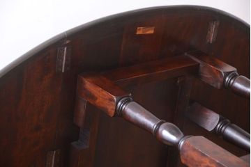 中古　松本民芸家具　T.R型　ゲートレッグテーブル(バタフライテーブル)(定価約25万円)