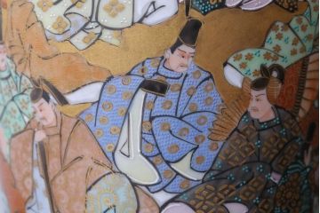 アンティーク雑貨　アンティーク　明治〜大正　九谷焼花瓶