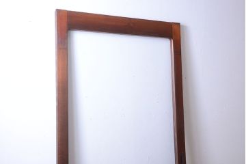 和製アンティーク　古い木の大きなガラス戸(1)