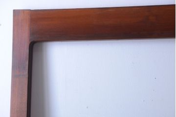 和製アンティーク　古い木の大きなガラス戸(1)