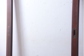 和製アンティーク　古い木の大きなガラス戸(1)