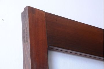 和製アンティーク　古い木の大きなガラス戸(1)