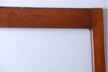 和製アンティーク　古い木の大きなガラス戸(1)