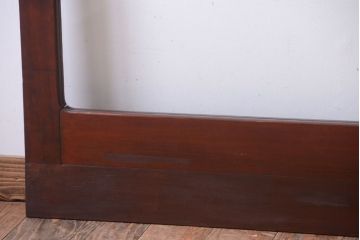 和製アンティーク　古い木の大きなガラス戸(1)