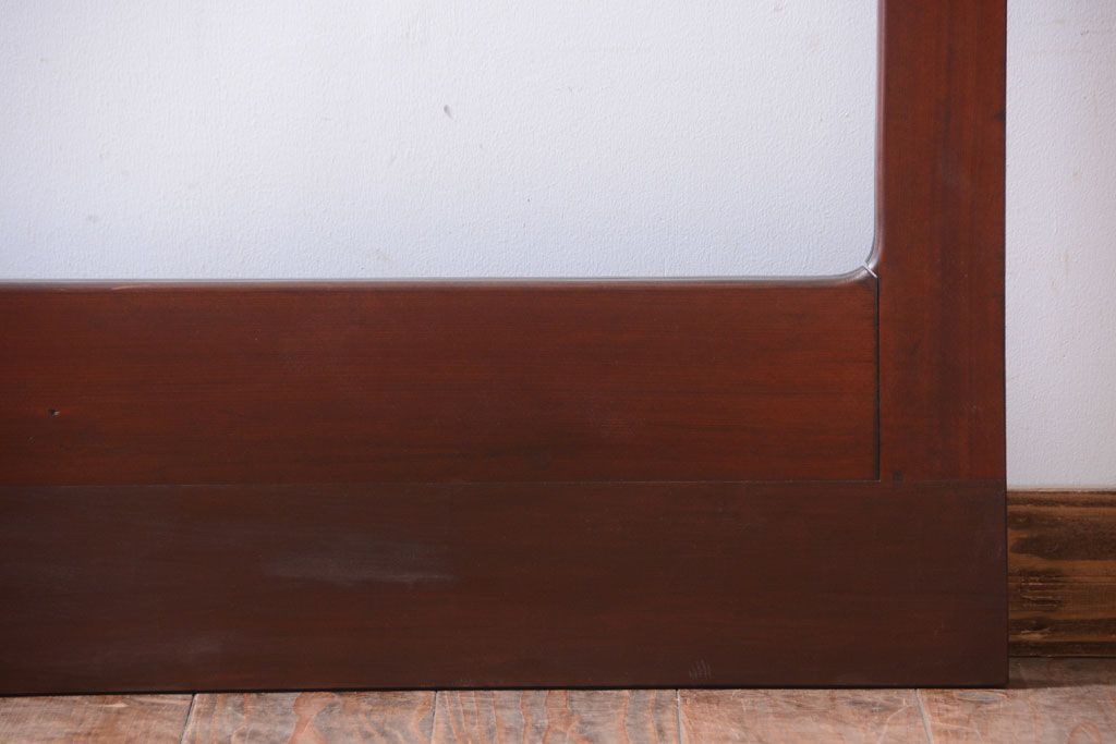 和製アンティーク　古い木の大きなガラス戸(1)